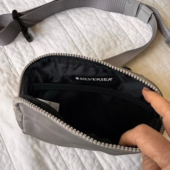 Silver Silversea Gray Belt Bag - Picture 5 of 9